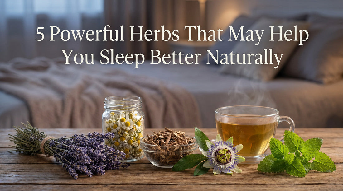 5 Powerful Herbs That May Help You Sleep Better Naturally