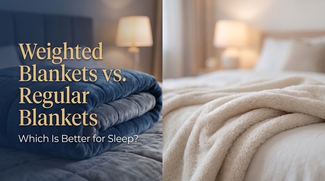 Weighted Blankets vs. Regular Blankets - Which Is Better for Sleep